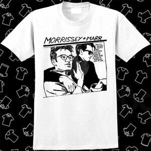 The Smiths Morrissey & Marr Meme Shirt Funny Cartoon Band Tee Cult Indie Rock